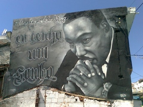 Martin Luther King, Alto da Cova da Moura. Fotografía de Ricardo Campos.